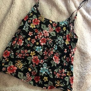 NWOT Floral print tank top